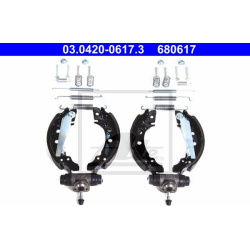 stabdžių trinkelių komplektas Original ATE Kit
                                                03.0420-0617.3, ATE, 030420