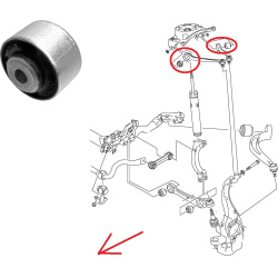 Sailentblokas priekinės šakės
                                LEMFÖRDER                                29318 01, LEMFÖRD