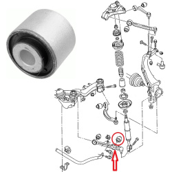 Sailentblokas priekinės šakės
                                LEMFÖRDER                                36688 01, LEMFÖRD