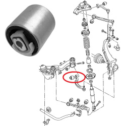 Sailentblokas priekinės šakės
                                LEMFÖRDER                                17659 01, LEMFÖRD