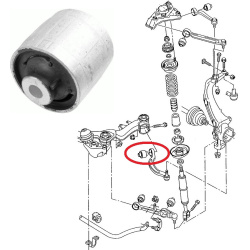 Sailentblokas priekinės šakės
                                LEMFÖRDER                                36761 01, LEMFÖRD