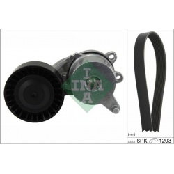 V formos rumbuotas diržas, komplektas
                                INA                                                529