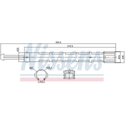 džiovintuvas, oro kondicionierius
                                NISSENS                                                955