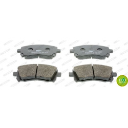 stabdžių trinkelių rinkinys, diskinis stabdys PREMIER ECO FRICTION
                                FERODO                 