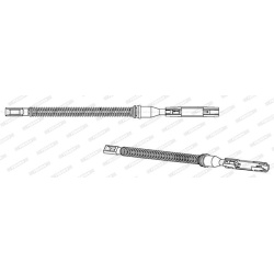 trosas, stovėjimo stabdys
                                FERODO                                                FHB432935, F
