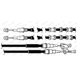 trosas, stovėjimo stabdys
                                FERODO                                                FHB432936, F