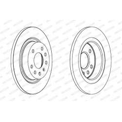 stabdžių diskas (1vnt) PREMIER Coat+ disc
                                FERODO                                DDF1288C, F