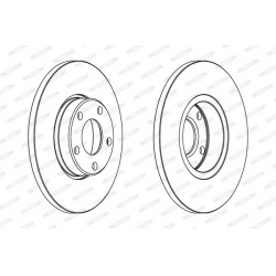 stabdžių diskas (1vnt) PREMIER Coat+ disc
                                FERODO                                DDF324C, FE