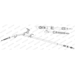 trosas, stovėjimo stabdys
                                FERODO                                FHB432941, FERODO, FHB432941