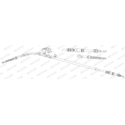 trosas, stovėjimo stabdys
                                FERODO                                FHB432942, FERODO, FHB432942