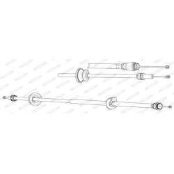 trosas, stovėjimo stabdys
                                FERODO                                                FHB432702, F