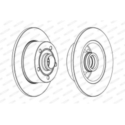 stabdžių diskas (1vnt) PREMIER Coat+ disc
                                FERODO                                DDF830C1, F