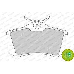 stabdžių trinkelių rinkinys, diskinis stabdys PREMIER ECO FRICTION
                                FERODO                 