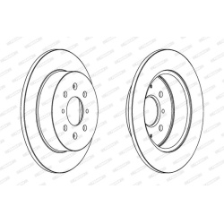 stabdžių diskas (1vnt) PREMIER Coat+ disc
                                FERODO                                DDF1466C, F