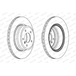 stabdžių diskas (1vnt) PREMIER Coat+ disc
                                FERODO                                DDF1812C1, 