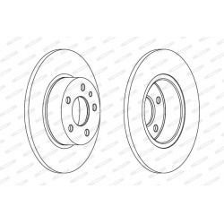 stabdžių diskas (1vnt) PREMIER Coat+ disc
                                FERODO                                DDF067C, FE