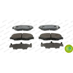 stabdžių trinkelių rinkinys, diskinis stabdys PREMIER ECO FRICTION
                                FERODO                 