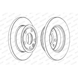 stabdžių diskas (1vnt) PREMIER
                                FERODO                                                DDF426