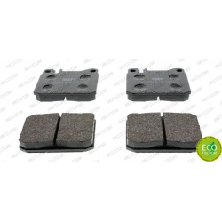 stabdžių trinkelių rinkinys, diskinis stabdys PREMIER ECO FRICTION
                                FERODO                 