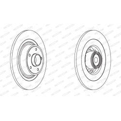 stabdžių diskas (1vnt) PREMIER
FERODO DDF165