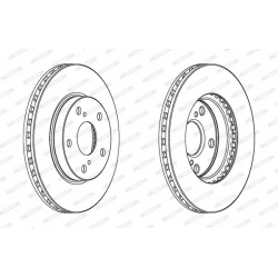 stabdžių diskas (1vnt) PREMIER
FERODO DDF178