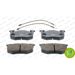stabdžių trinkelių rinkinys, diskinis stabdys PREMIER ECO FRICTION
                                FERODO                 