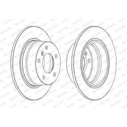 stabdžių diskas (1vnt) PREMIER
FERODO DDF128