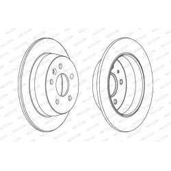 stabdžių diskas (1vnt) PREMIER Coat+ disc
                                FERODO                                           