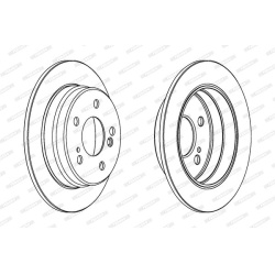 stabdžių diskas (1vnt) PREMIER Coat+ disc
                                FERODO                                DDF122C, FE