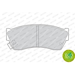 stabdžių trinkelių rinkinys, diskinis stabdys PREMIER ECO FRICTION
                                FERODO                 