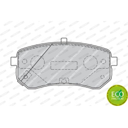 stabdžių trinkelių rinkinys, diskinis stabdys PREMIER ECO FRICTION
                                FERODO                 
