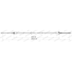trosas, stovėjimo stabdys
                                FERODO                                                FHB432833, F
