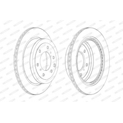 stabdžių diskas (1vnt) PREMIER
                                FERODO                                                DDF196