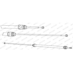 trosas, stovėjimo stabdys
                                FERODO                                                FHB432929, F