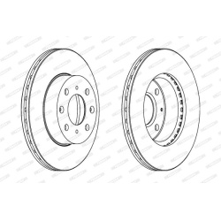stabdžių diskas (1vnt) PREMIER
                                FERODO                                                DDF294