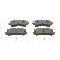 stabdžių trinkelių rinkinys, diskinis stabdys PREMIER ECO FRICTION
                                FERODO                 