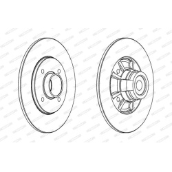 stabdžių diskas (1vnt) PREMIER
                                FERODO                                                DDF151