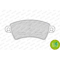 stabdžių trinkelių rinkinys, diskinis stabdys PREMIER ECO FRICTION
                                FERODO                 