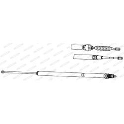 trosas, stovėjimo stabdys
                                FERODO                                                FHB432729, F