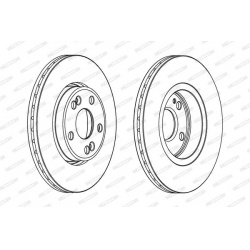 stabdžių diskas (1vnt) PREMIER
                                FERODO                                                DDF112