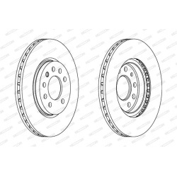 stabdžių diskas (1vnt) PREMIER
                                FERODO                                                DDF491