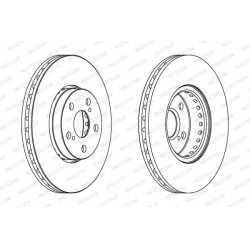 stabdžių diskas (1vnt) PREMIER
                                FERODO                                                DDF157
