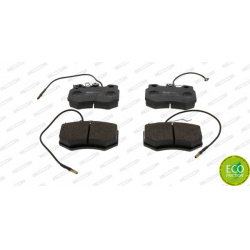 stabdžių trinkelių rinkinys, diskinis stabdys PREMIER ECO FRICTION
                                FERODO                 