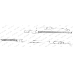 trosas, stovėjimo stabdys
                                FERODO                                FHB432052, FERODO, FHB432052