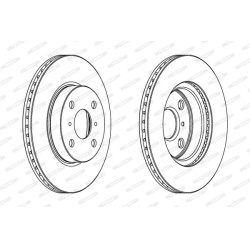 stabdžių diskas (1vnt) PREMIER Coat+ disc
                                FERODO                                DDF1710C, F