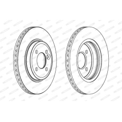 stabdžių diskas (1vnt) PREMIER Coat+ disc
                                FERODO                                DDF1127C, F