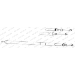 trosas, stovėjimo stabdys
                                FERODO                                FHB432874, FERODO, FHB432874