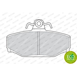 stabdžių trinkelių rinkinys, diskinis stabdys PREMIER ECO FRICTION
                                FERODO                 