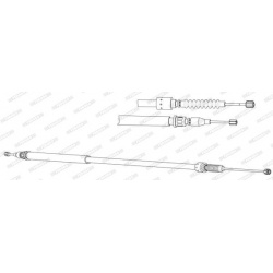 trosas, stovėjimo stabdys
                                FERODO                                                FHB433104, F