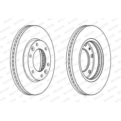 stabdžių diskas (1vnt) PREMIER
                                FERODO                                                DDF211